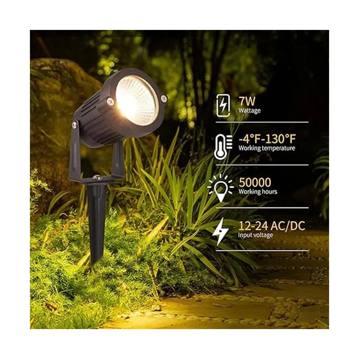 Luces de paisaje de bajo voltaje para exteriores 7 W 700_2