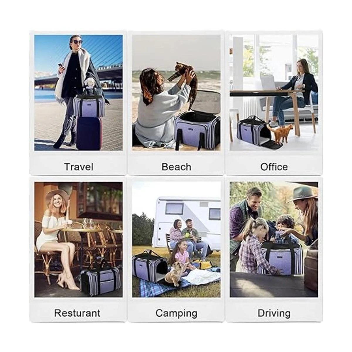 BAGLHER Bolsa de transporte para gatos aprobada por_4