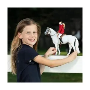 Muñeco del famoso Snowman Breyer del concurso de saltos_6