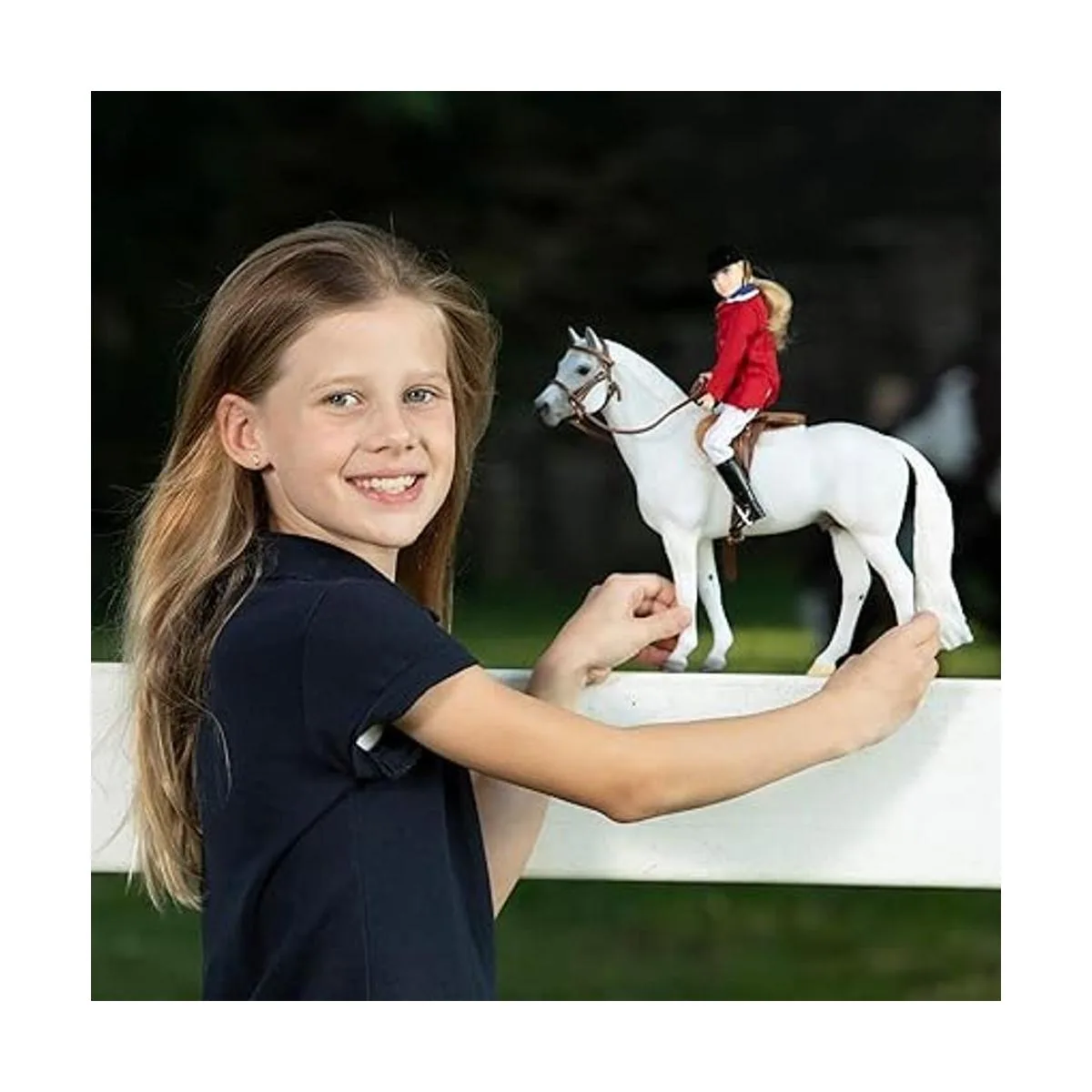 Muñeco del famoso Snowman Breyer del concurso de saltos_6