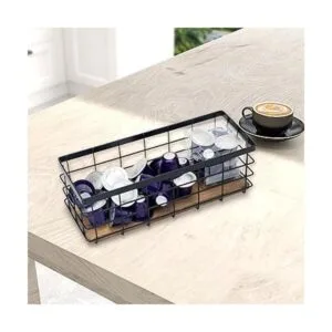 TIEYIPIN Cestas de almacenamiento de alambre de metal para_4