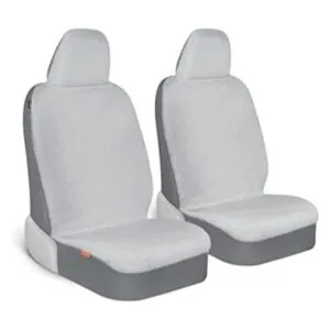 Carbella Aspen Fundas de asiento de piel de oveja gris_1