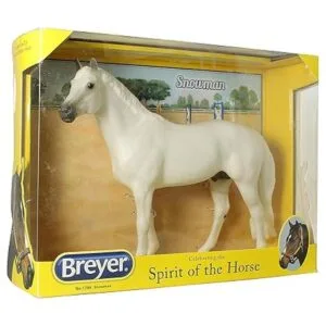 Muñeco del famoso Snowman Breyer del concurso de saltos_5