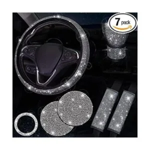ToBeQueen Juego de 7 accesorios brillantes para el_1