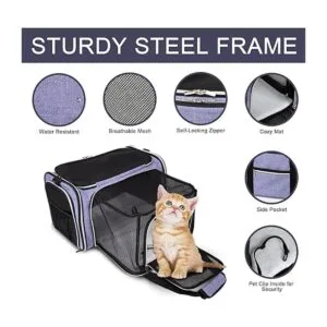 BAGLHER Bolsa de transporte para gatos aprobada por_3