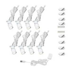 Mini luces de punto con regulador 8 x 1 W foco LED_1