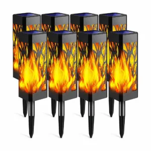 TomCare Luces solares parpadeantes para exteriores luces_1