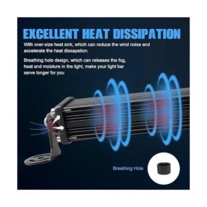 samman Barra de luz LED de 20 pulgadas color amarillo_6