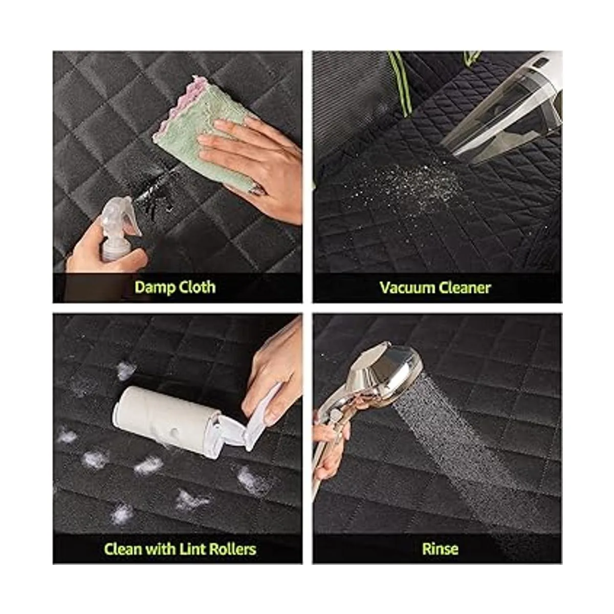 Nzonpet Fundas de asiento trasero para perro 100_6