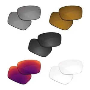 Glintbay 5 pares de lentes de repuesto para Oakley_1