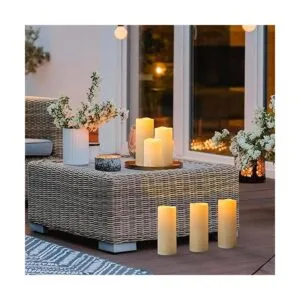 Yongmao Velas impermeables sin llama para exteriores 6_7
