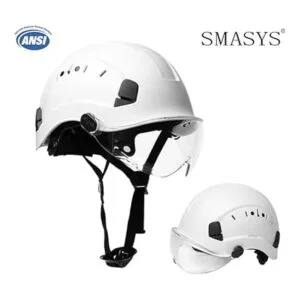 SMASYS Casco de seguridad ABS con visera ajustable con_2