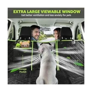 Nzonpet Fundas de asiento trasero para perro 100_2