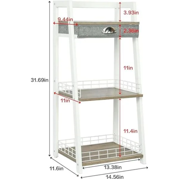 Estante de escalera de baño de 3 niveles estante de_3