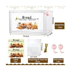 2 piezas de panera grande para encimera de cocina_2