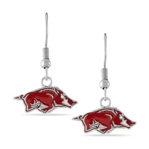 Stone Armory Arkansas Aretes colgantes rojos grandes para_2