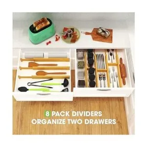 ANTOWIN Organizadores divisores de cajones de bambú 16_6