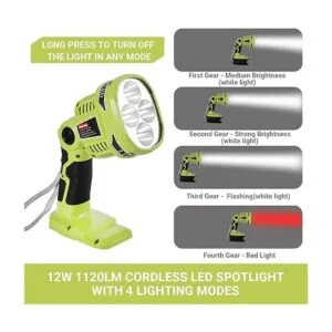 Ryobi Foco LED inalámbrico ONE de 18 voltios P717 12W_3