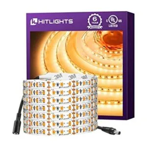 HitLights Tiras de luces LED luz blanca cálida_1