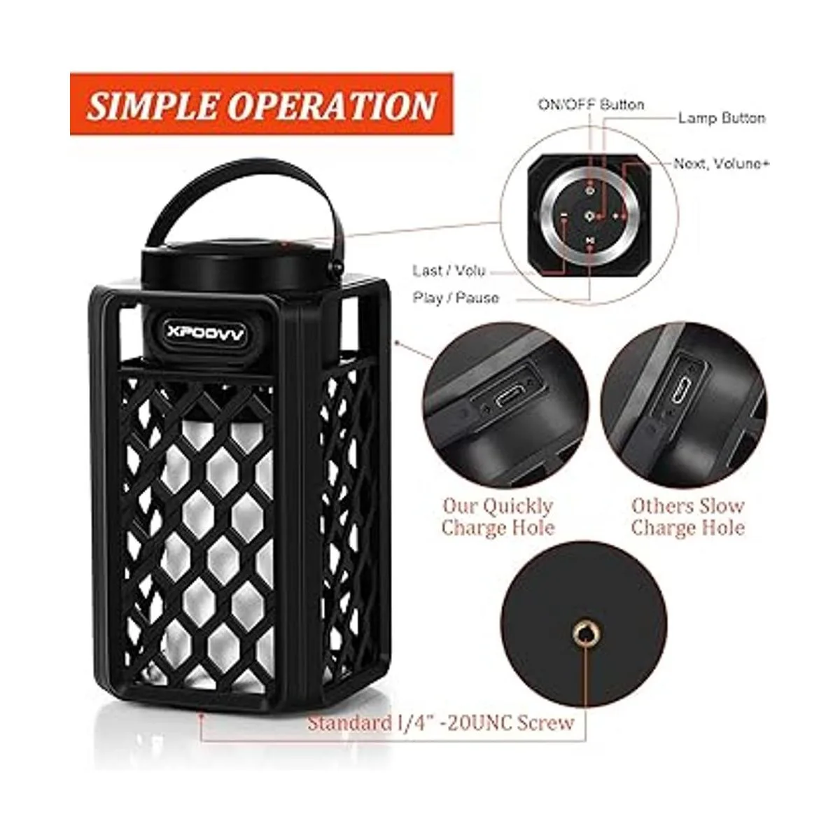 Altavoces Bluetooth al aire libre impermeables regalos_5