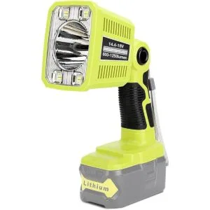 Linterna LED de 1250 lm compatible con batería Ryobi de 18_1
