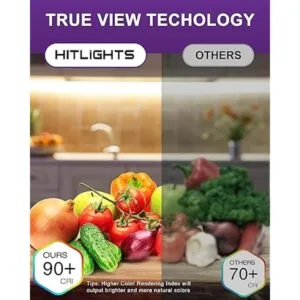 HitLights Tiras de luces LED luz blanca cálida_4