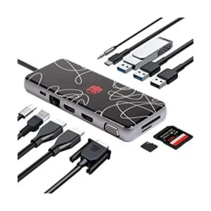 Mirabox Hub USB C estación de acoplamiento USB C_1