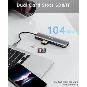 Teleadapt Hub USB C concentrador USB C a Ethernet_5