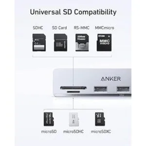 Anker Hub USB C 535 5 en 1 para iMac con 2 puertos de_5
