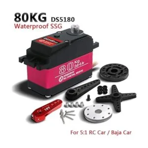 ZOSKAY Servo digital de 176.4 lbs 8.4 V de engranaje de_2