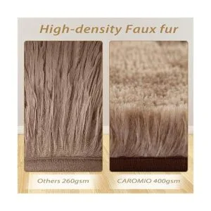 CAROMIO Alfombras esponjosas para sala de estar 5 x 8_3