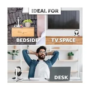 Soporte para auriculares con cargador inalámbrico 4 en 1_3