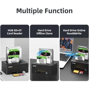 MAIWO Estación de acoplamiento de disco duro externo USB_3