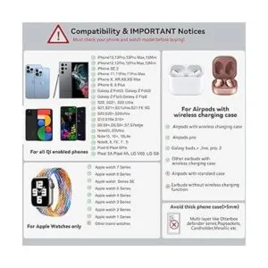 leChivée Cargador inalámbrico para dispositivos Apple_2