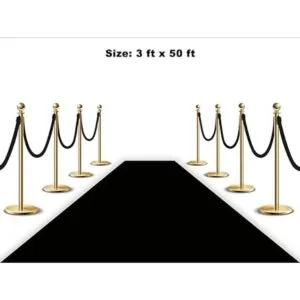 Alfombra roja para decoración de fiestas de Hollywood de_4