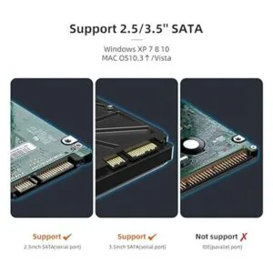 MAIWO Estación de acoplamiento de disco duro externo USB_5