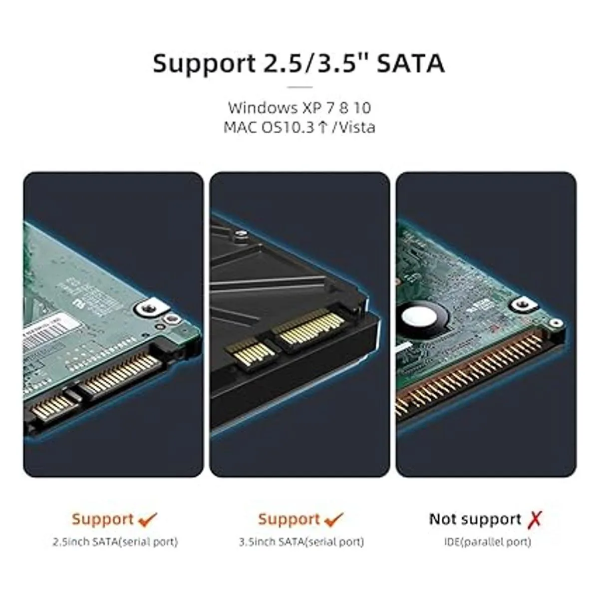 MAIWO Estación de acoplamiento de disco duro externo USB_5