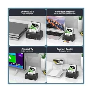 MAIWO Estación de acoplamiento de disco duro externo USB_4