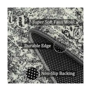 Morebes Alfombra persa vintage de 3 x 5 pulgadas alfombra_3