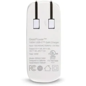 IOGEAR GearPower Cargador USBC GaN de 100 W compatible_4