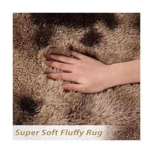 CAROMIO Alfombras esponjosas para sala de estar 5 x 8_4