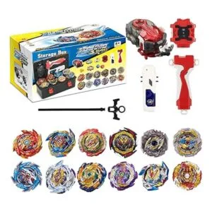 Twueivw Set de lanzadores de trompos Bey Battle Burst_3