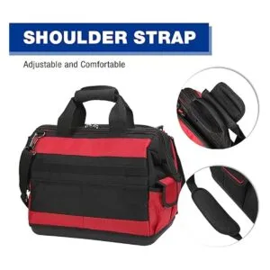 WORKPRO Bolsa de herramientas de boca ancha superior de 16_6