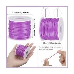 32 rollos de cuerda de cordón de plástico para niños_3
