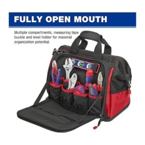WORKPRO Bolsa de herramientas de boca ancha superior de 16_2