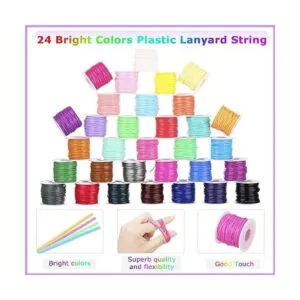 32 rollos de cuerda de cordón de plástico para niños_4