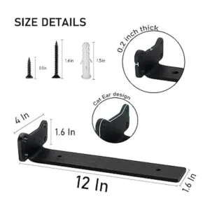 Soportes de estante industriales resistentes en L_2