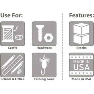 AkroMils 06118 Estuche organizador portátil con múltiples_5