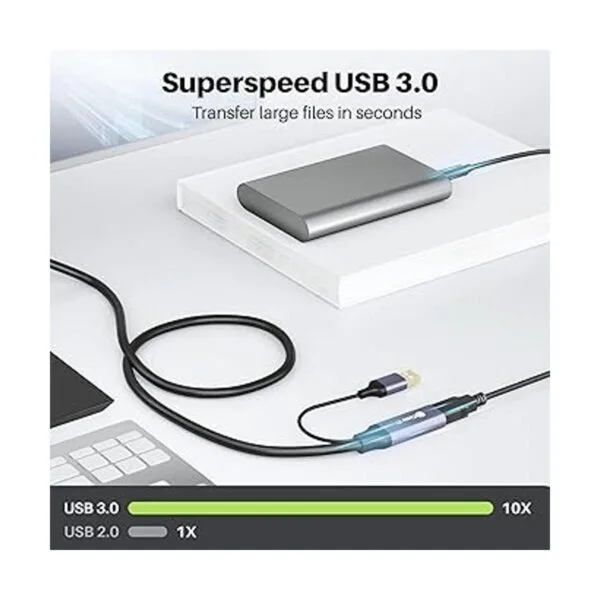 GearIT Cable de extensión activo USB 3.0 30 pies Amacho_2