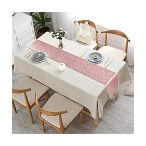 10 caminos de mesa de lentejuelas de color oro rosa de 12_5